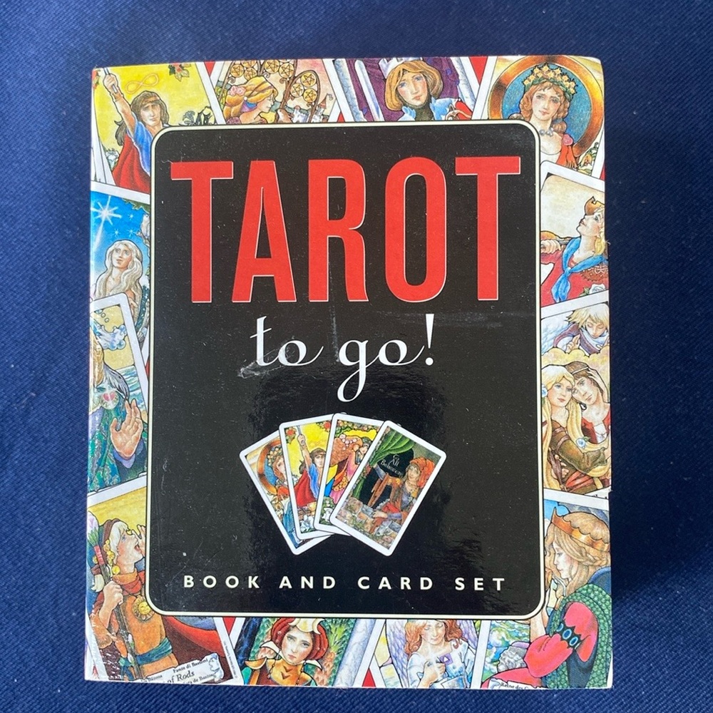 Tarot to Go! Book & Tarot Card Deck Set by Peter Pauper Press Inc Vintage 2002